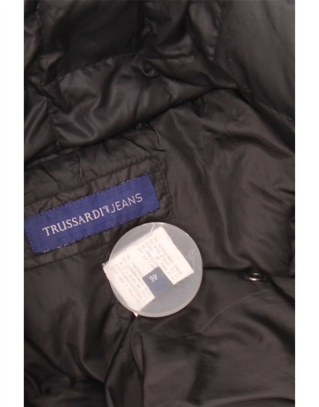 Piumino Donna Trussardi Jeans IT 46 Large Nero