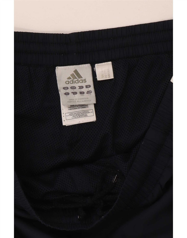 Pantaloni da tuta da uomo Adidas Joggers grandi in poliestere blu navy