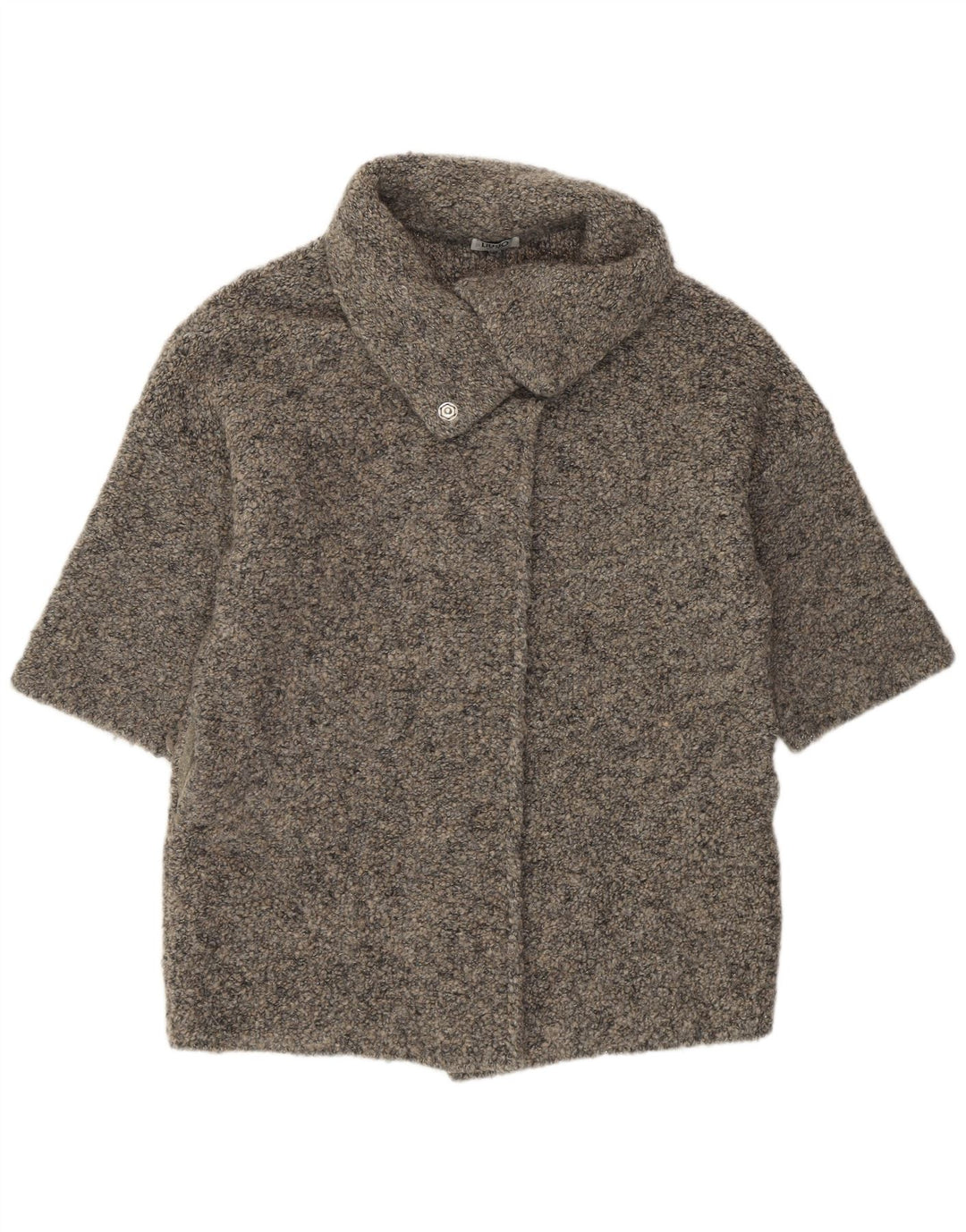 Maglione cardigan lungo oversize da donna Liu Jo UK 10 piccolo grigio moderno