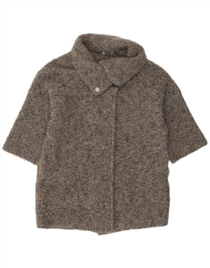 Maglione cardigan lungo oversize da donna Liu Jo UK 10 piccolo grigio moderno