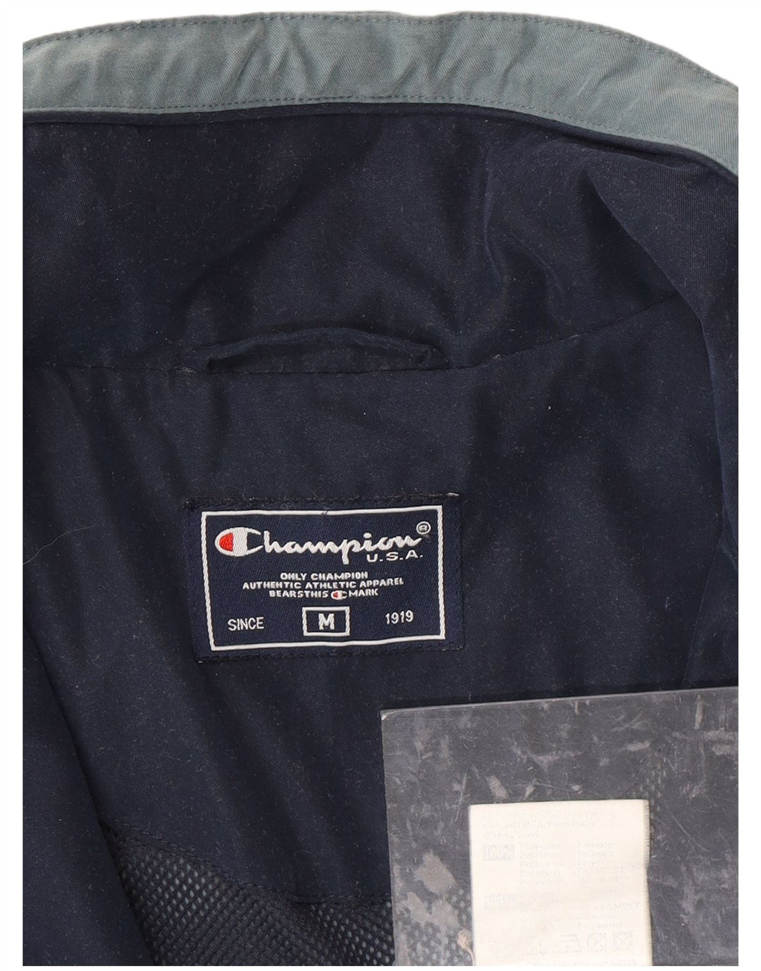 Giacca da tuta da uomo CHAMPION in poliestere grigio medio