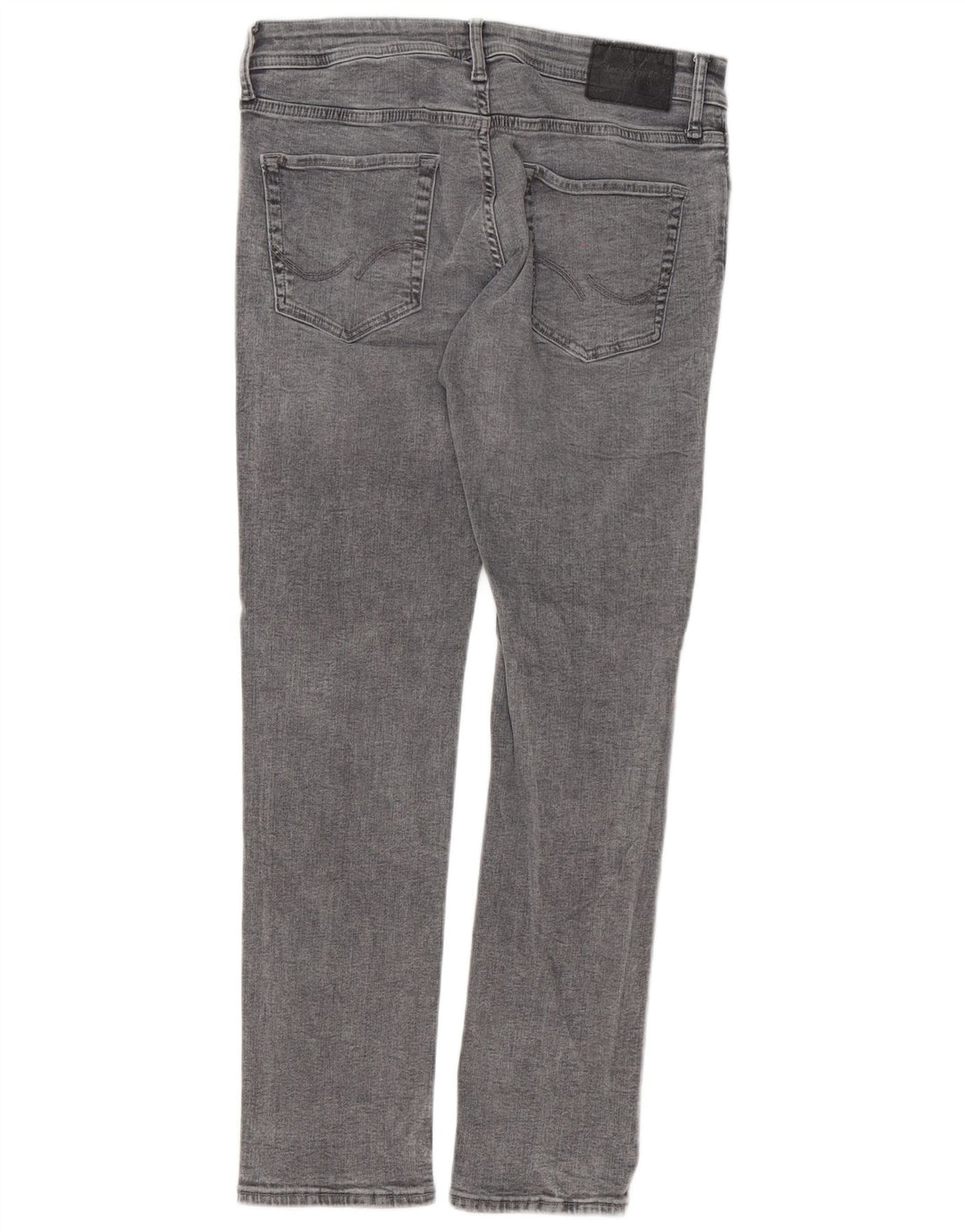 Jack & Jones Uomo GLENN Slim Jeans W30 L30 Cotone Grigio