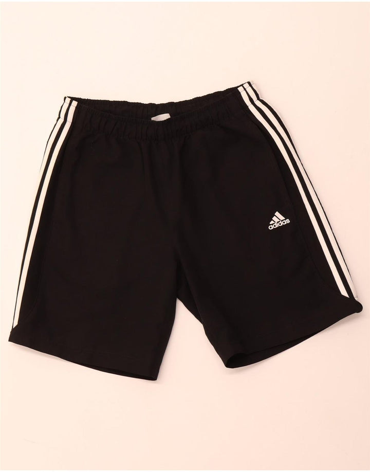 Pantaloncini sportivi ADIDAS Climalite da uomo grandi in poliestere nero