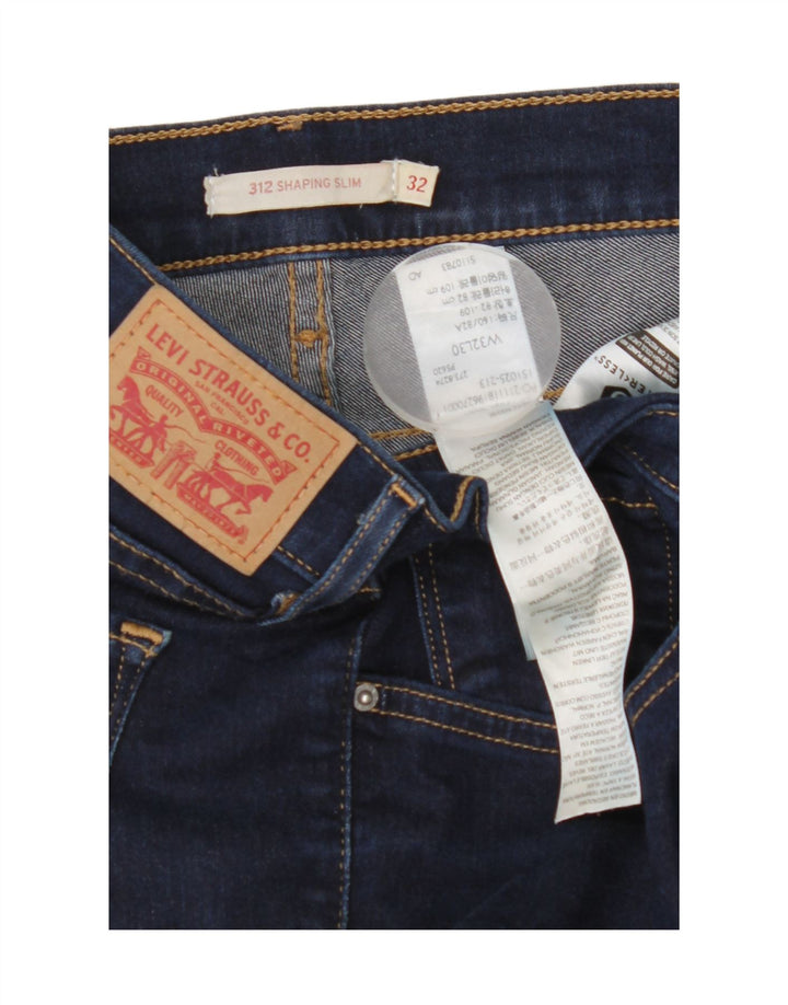 Levi's Donna 312 Shaping Slim Jeans W32 L30 Cotone Blu