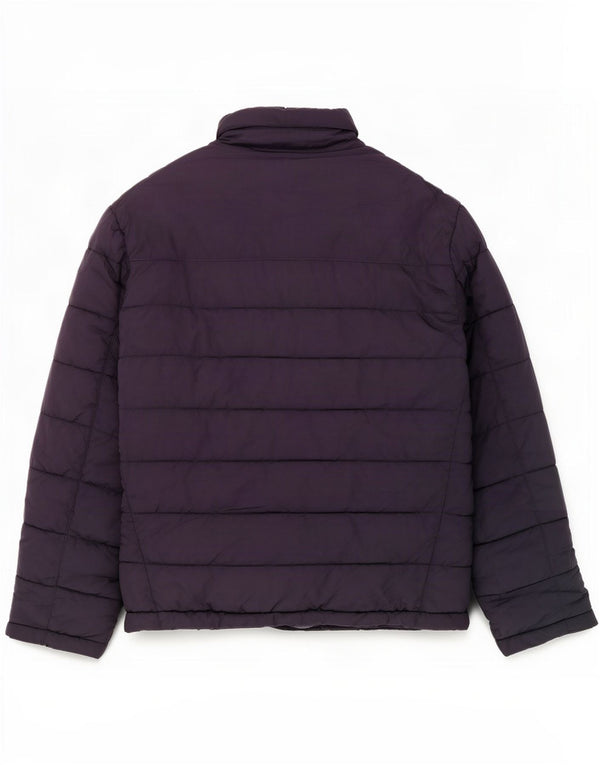 Giacca imbottita con cappuccio da uomo Zara UK 42 XL Blu navy