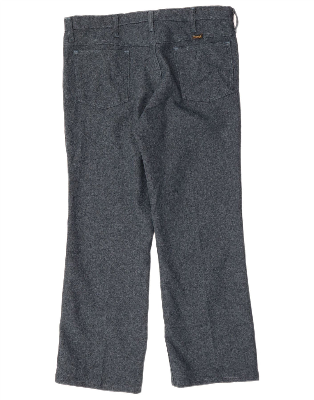 Pantaloni casual dritti da uomo WRANGLER W36 L29 poliestere blu navy