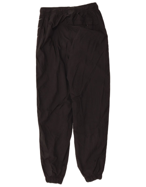 Pantaloni da tuta con grafica Nike da uomo, pantaloni da jogging, piccoli, in poliestere nero