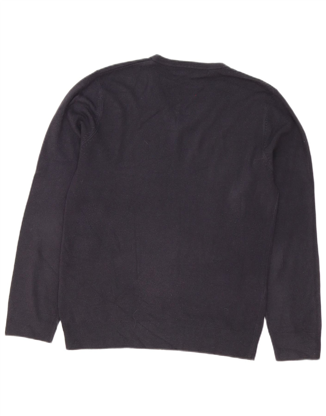 Maglione maglione con scollo a V blu Harbour da uomo Marks & Spencer piccolo acrilico blu scuro