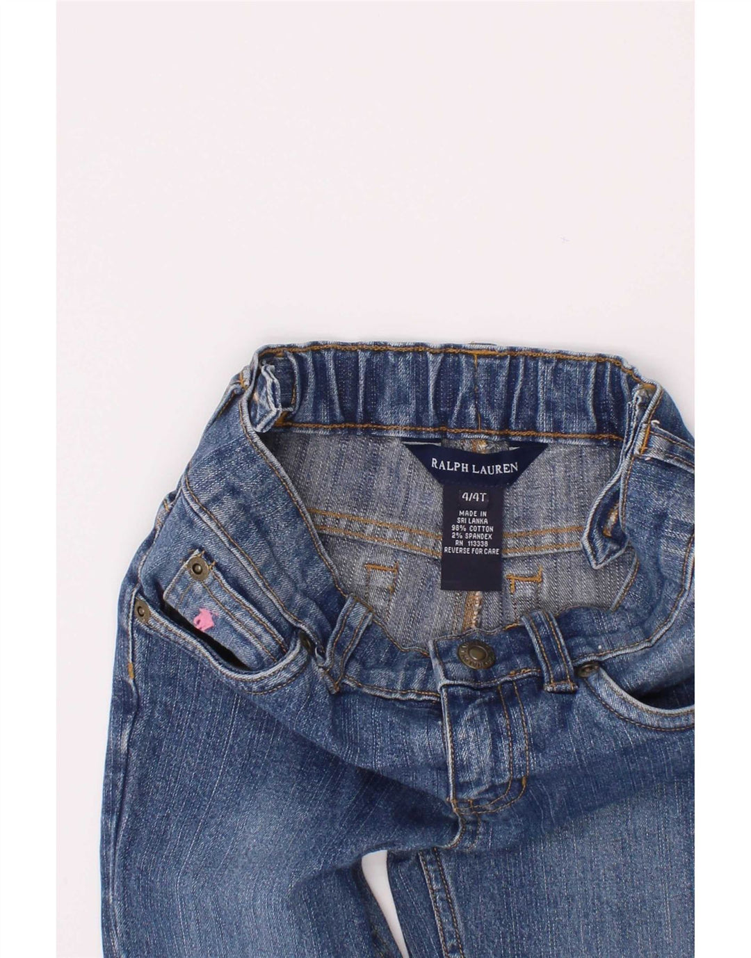 Jeans bootcut per ragazzi Ralph Lauren 3-4 anni W20 L16 cotone blu