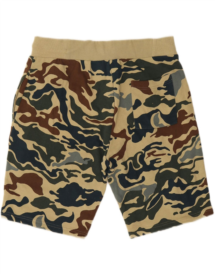 Pantaloncini sportivi da uomo Superdry XL in cotone mimetico multicolore