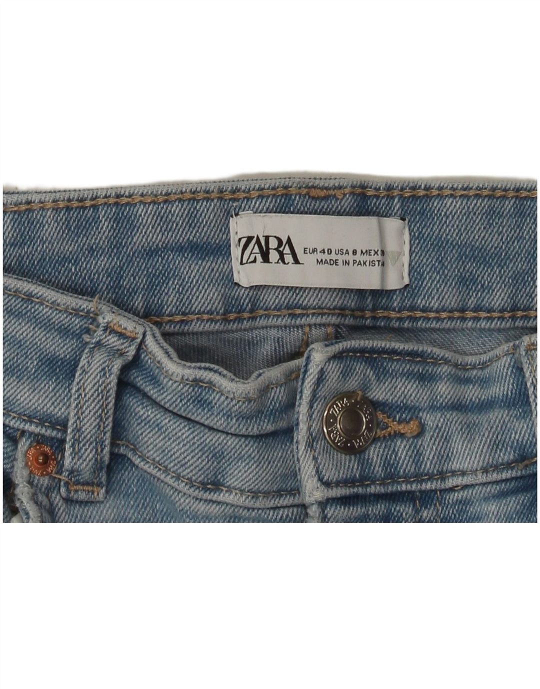 Jeans skinny da donna ZARA EU 40 medio W30 L29 blu