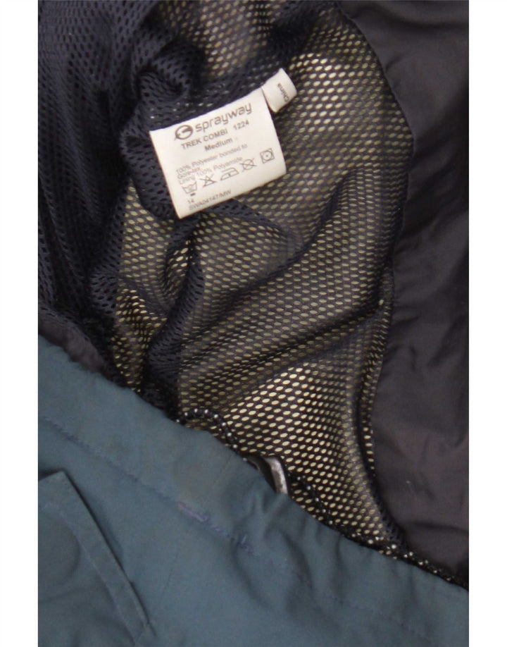 Giacca antipioggia da uomo con cappuccio Sprayway UK 38 Medium Blu Navy Colourblock