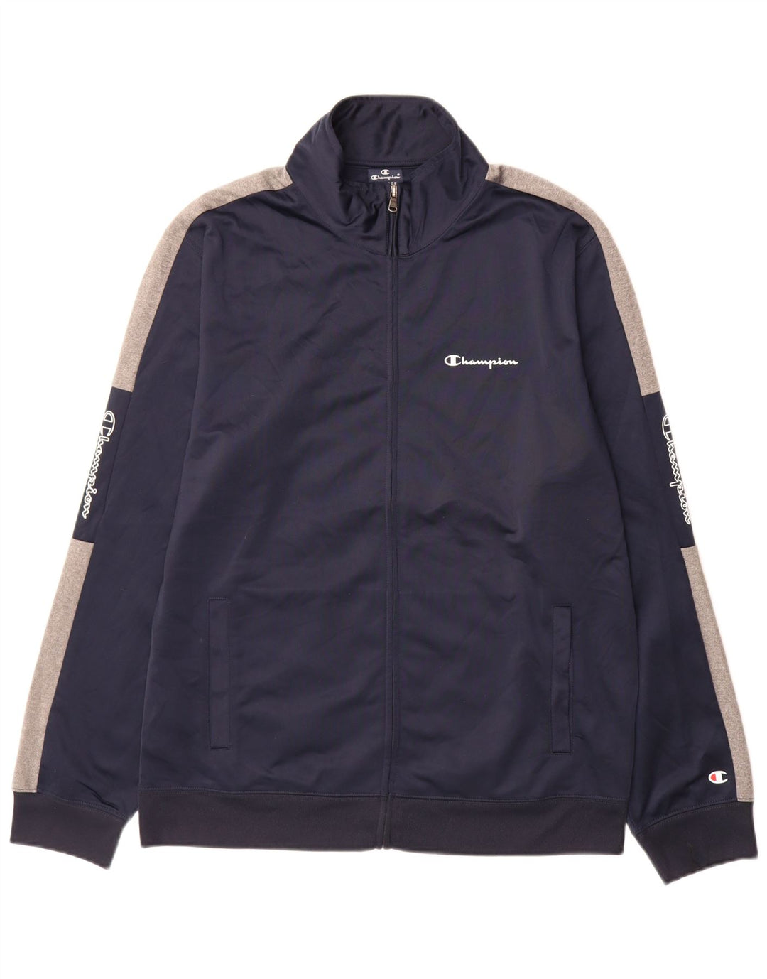 Giacca sportiva da uomo con grafica Champion XL Colorblock blu navy
