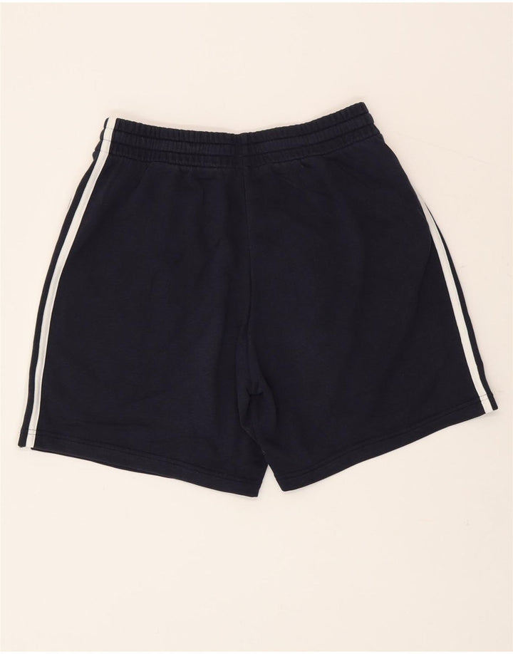 Pantaloncini sportivi da uomo Adidas medi in cotone blu navy