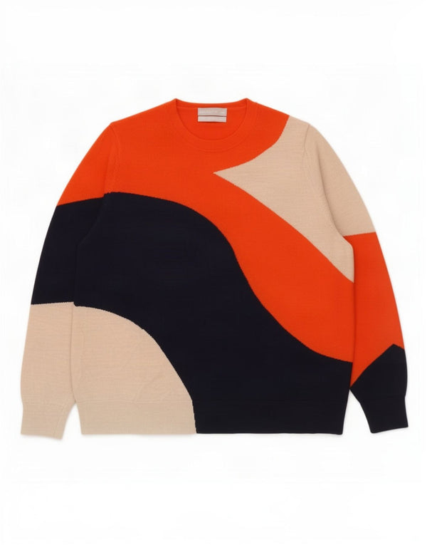 Maglione maglione girocollo da donna Marks & Spencer UK 20 2XL multicolore