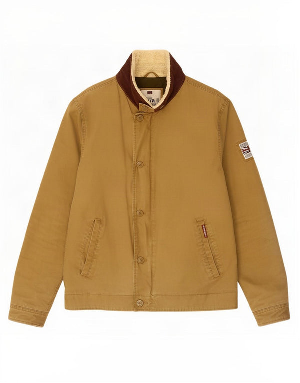 Giubbotto bomber da uomo Superdry UK 42 XL cotone kaki