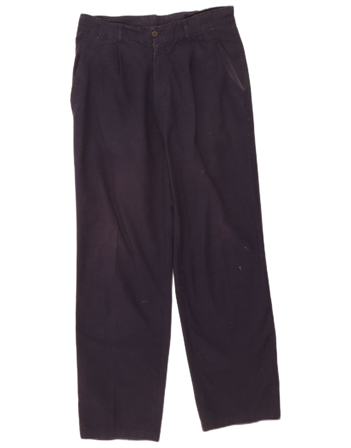 CARRERA Mens Pegged Chino Trousers W34 L32 Navy Blue