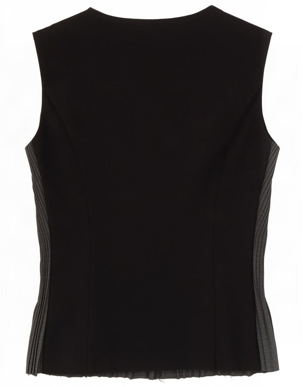 Camicetta senza maniche corta da donna Pinko UK 10 Small Black Colourblock