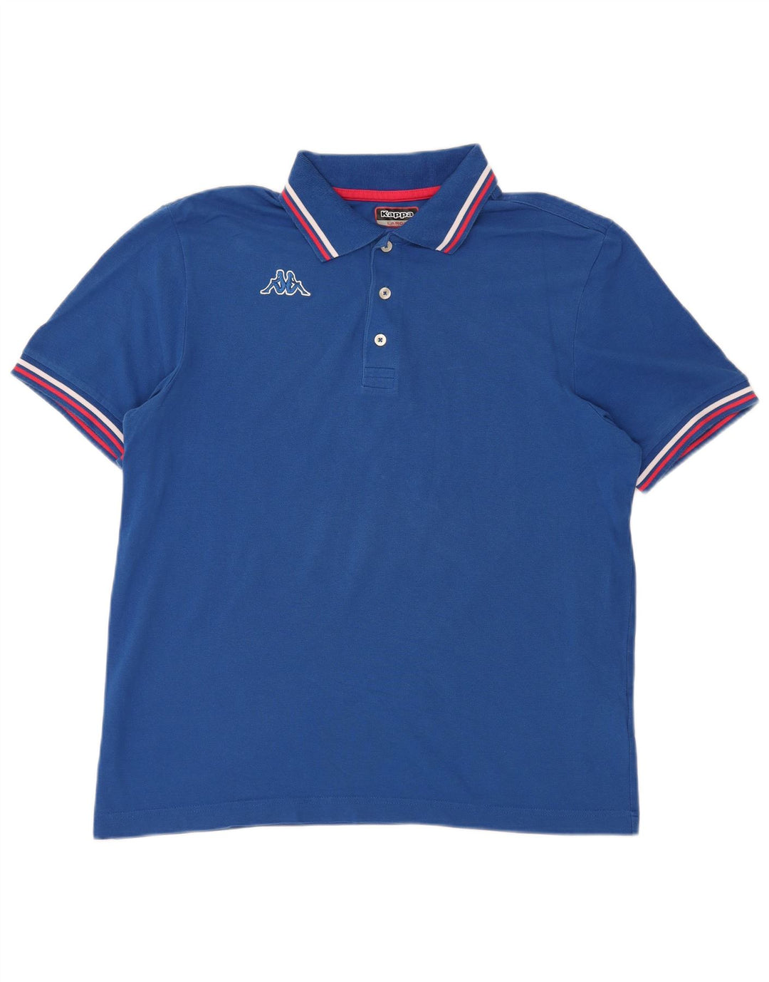 Polo Uomo KAPPA Large Blu Cotone