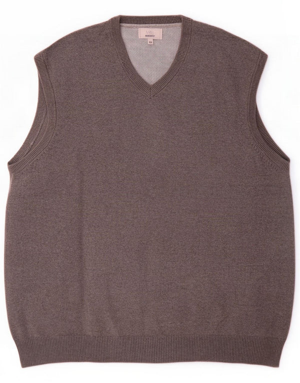 Marks & Spencer Canotta da uomo vestibilità regolare 2XL Cotone grigio