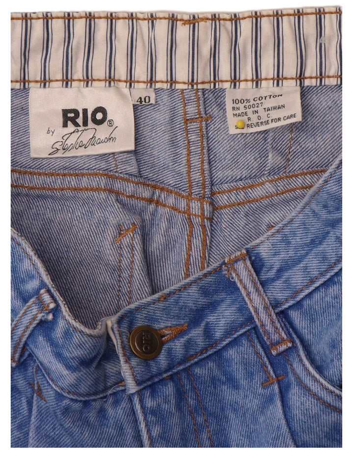 Jeans affusolati da donna Rio IT 40 piccoli W26 L30 cotone blu