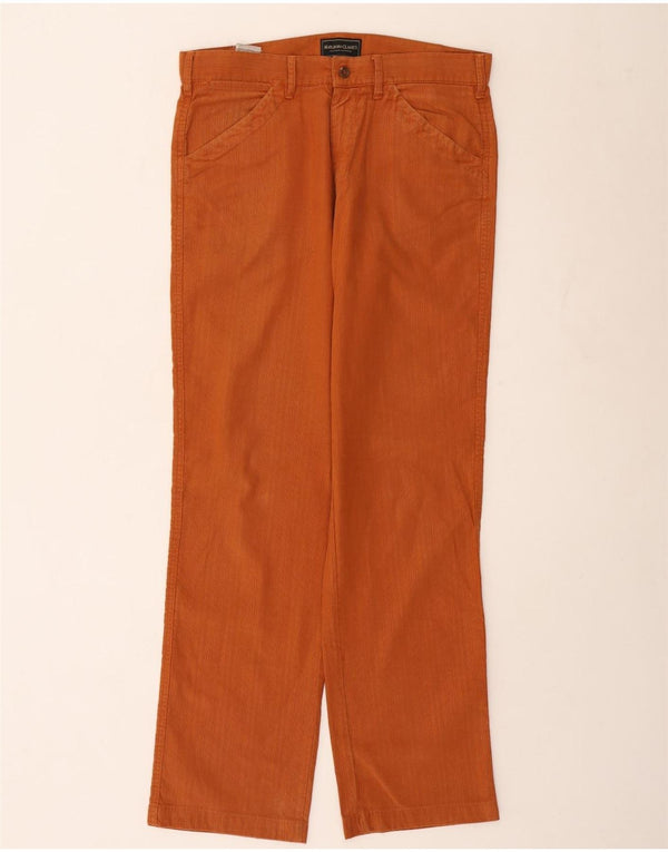 Pantaloni casual da uomo Marlboro Classics IT 50 Large W34 L32 Gessato arancione