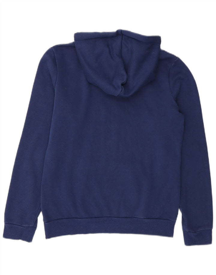 Felpa con cappuccio grafica PUMA da donna UK 10 Small Blu Navy
