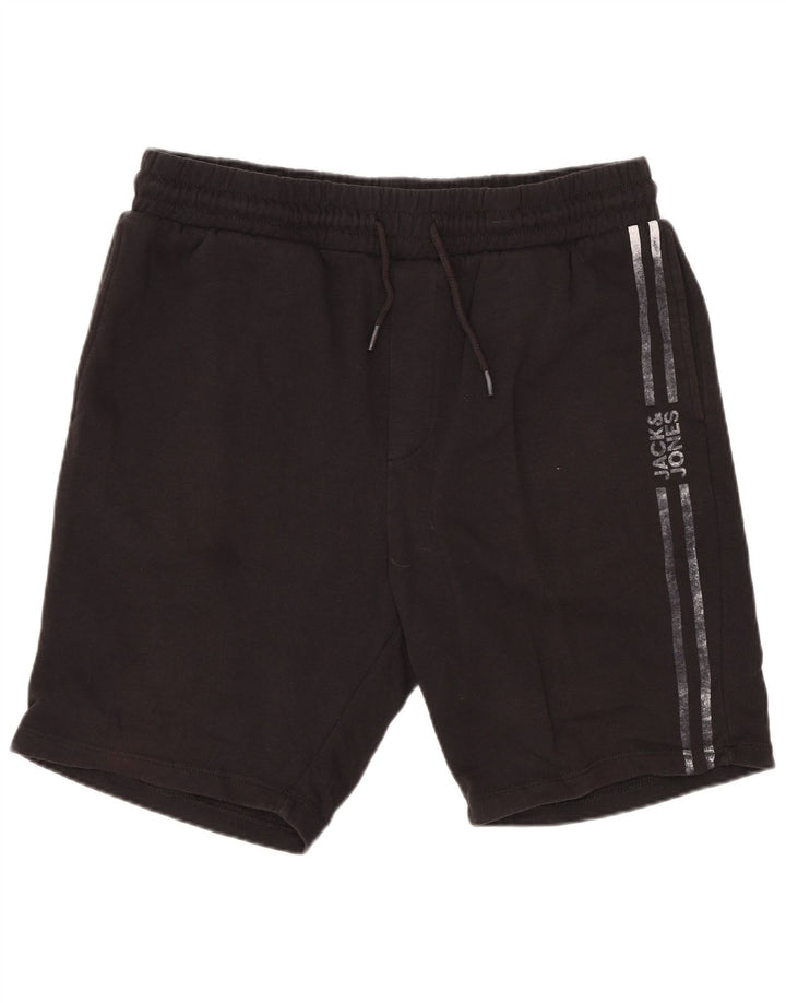 Pantaloncini sportivi da uomo Jack & Jones grandi in cotone nero