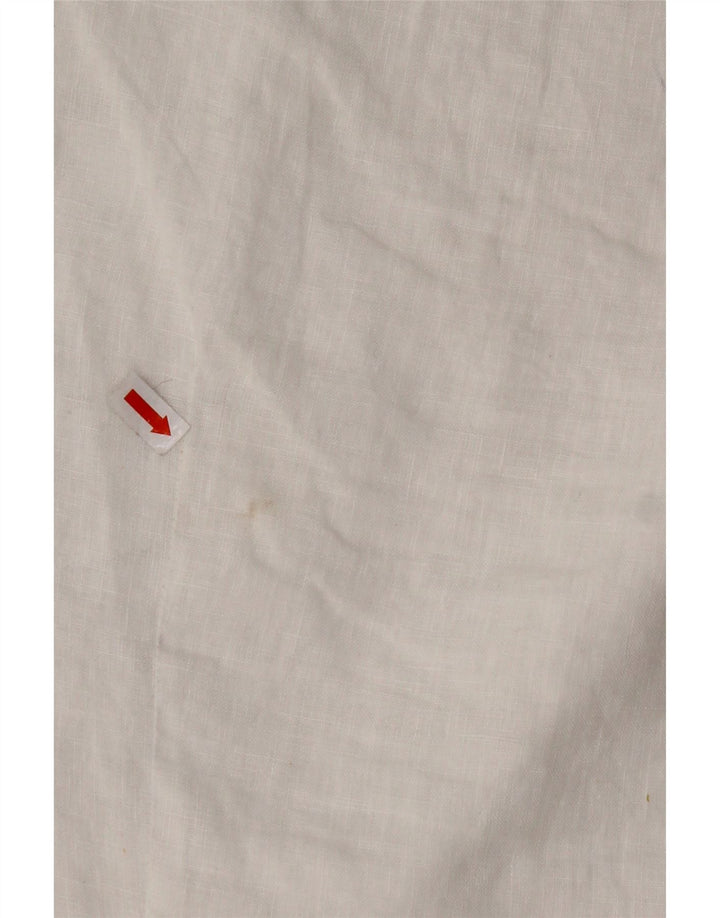 NARACAMICIE Camicetta senza maniche da donna UK 8 Small Bianca