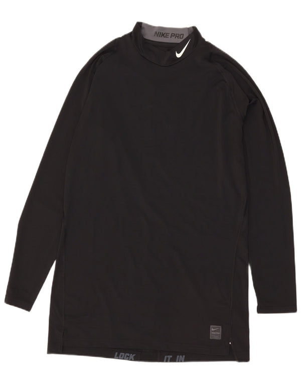 Top Nike Compression Graphic da uomo manica lunga 2XL poliestere nero