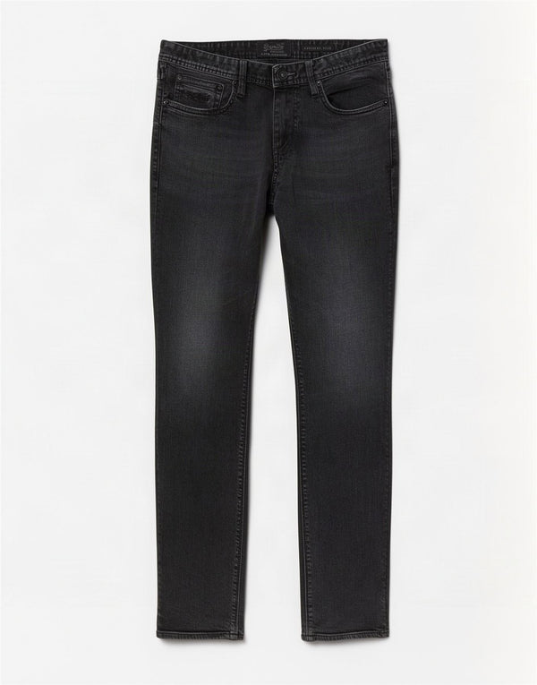 Jeans uomo corporal slim Superdry W32 L34 cotone nero