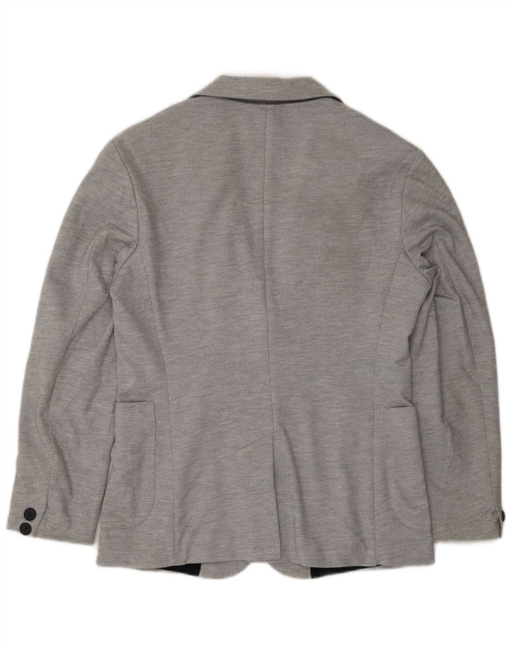 Giacca blazer da uomo a 2 bottoni Zara UK 36 piccola grigia