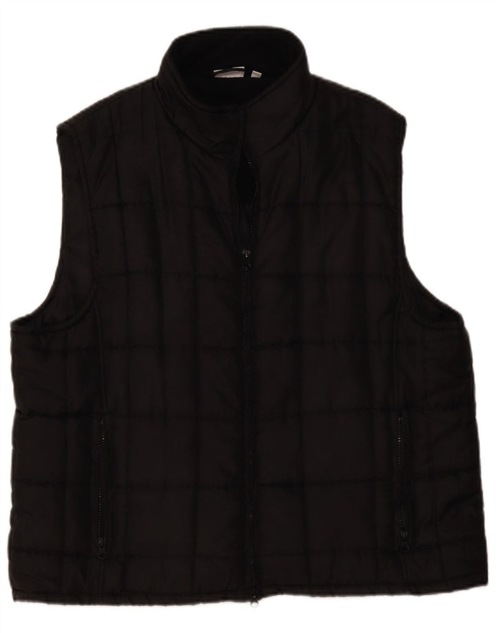 Gilet imbottito da uomo identico UK 44 2XL poliestere nero