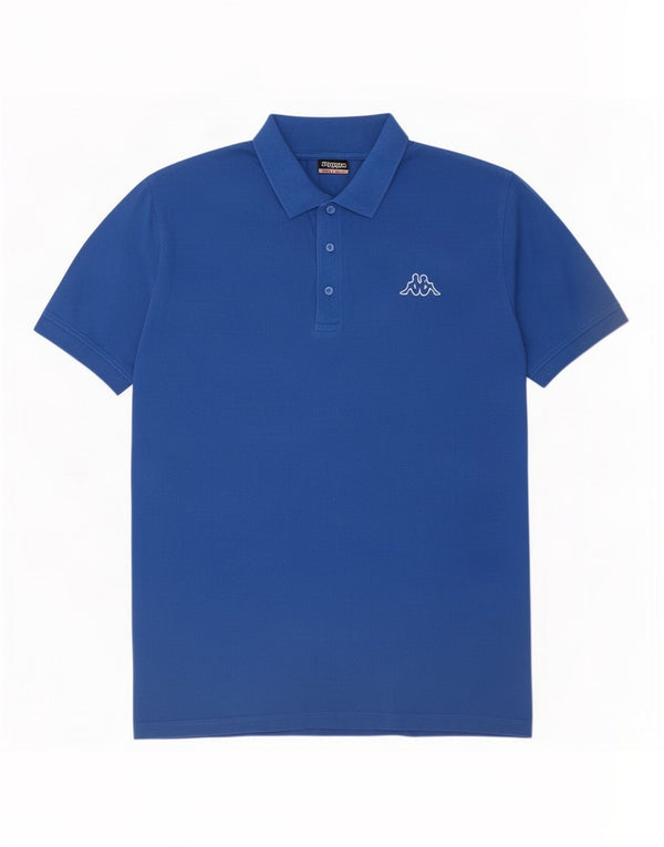 Polo Kappa Uomo 3XL Cotone Blu