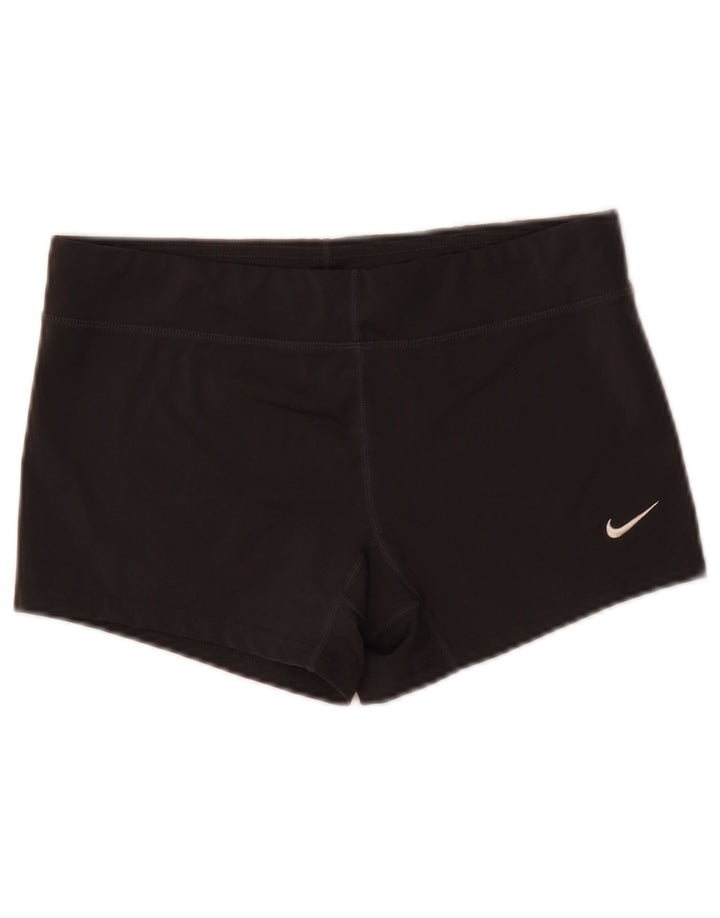 Pantaloncini sportivi Nike da donna Dri Fit UK 12 medio nero poliestere