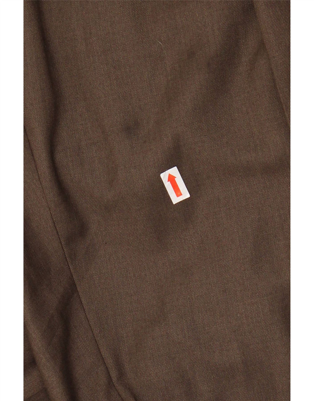 RALPH LAUREN Pantaloni da abito con pegging da uomo W42 L30 Poliestere marrone