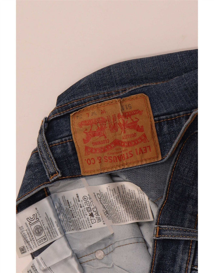 Jeans Levi's Uomo 511 Slim W34 L34 Cotone Blu