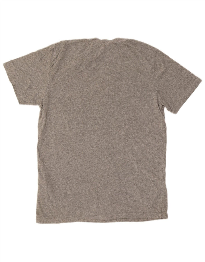 JACK & JONES T-shirt grafica da uomo in cotone grigio medio