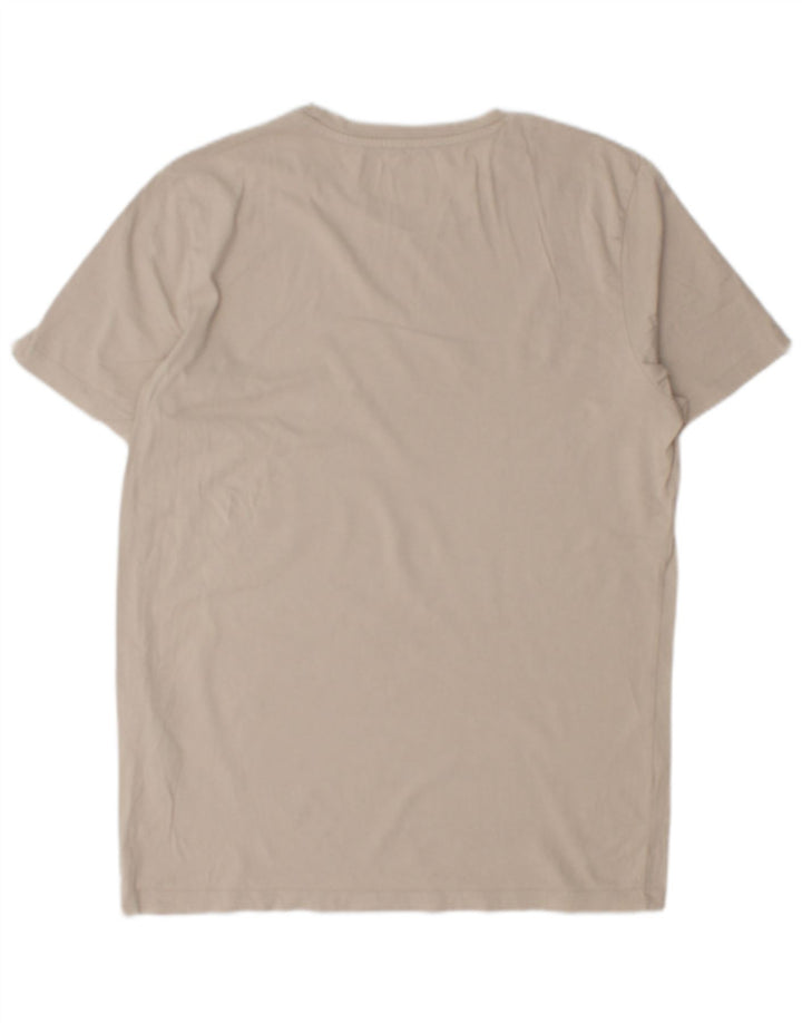 JACK & JONES T-shirt da uomo Top in cotone beige medio