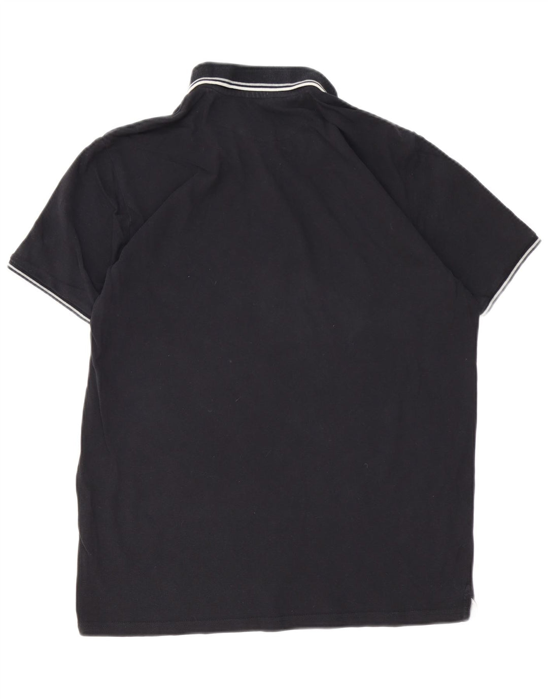 Polo da uomo Champion grande in cotone nero