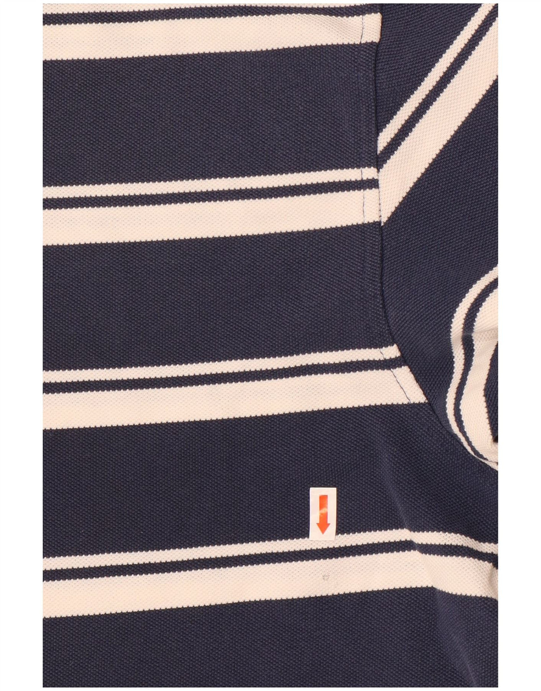 Polo da uomo Tommy Hilfiger 2XL cotone a righe blu navy