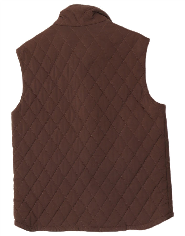 Gilet trapuntato da uomo Arcadia UK 38 Marrone medio