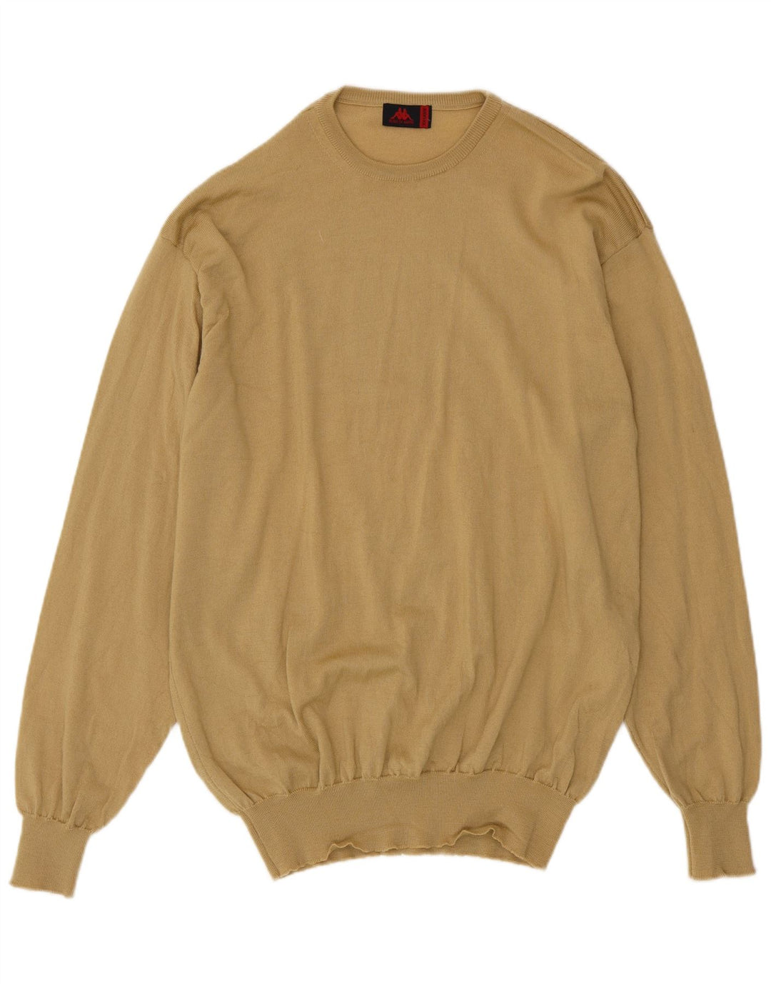 Maglione Kappa Uomo Girocollo 2XL Lana Vergine Beige