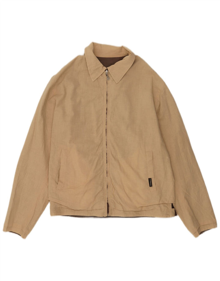 Giacca reversibile da uomo Ferre UK 38 Cotone beige medio