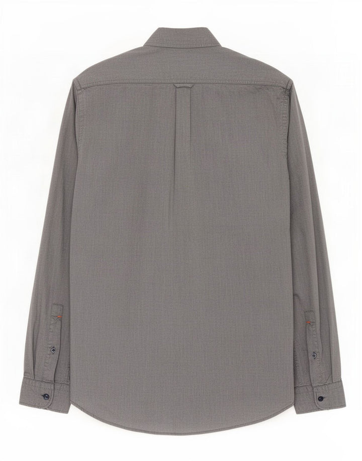 Camicia da uomo Regular Fit Hugo Boss in cotone blu medio