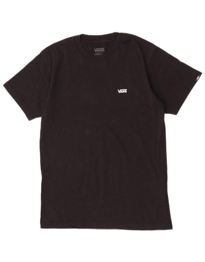 T-shirt da uomo Vans Classic Fit, piccola, in cotone nero