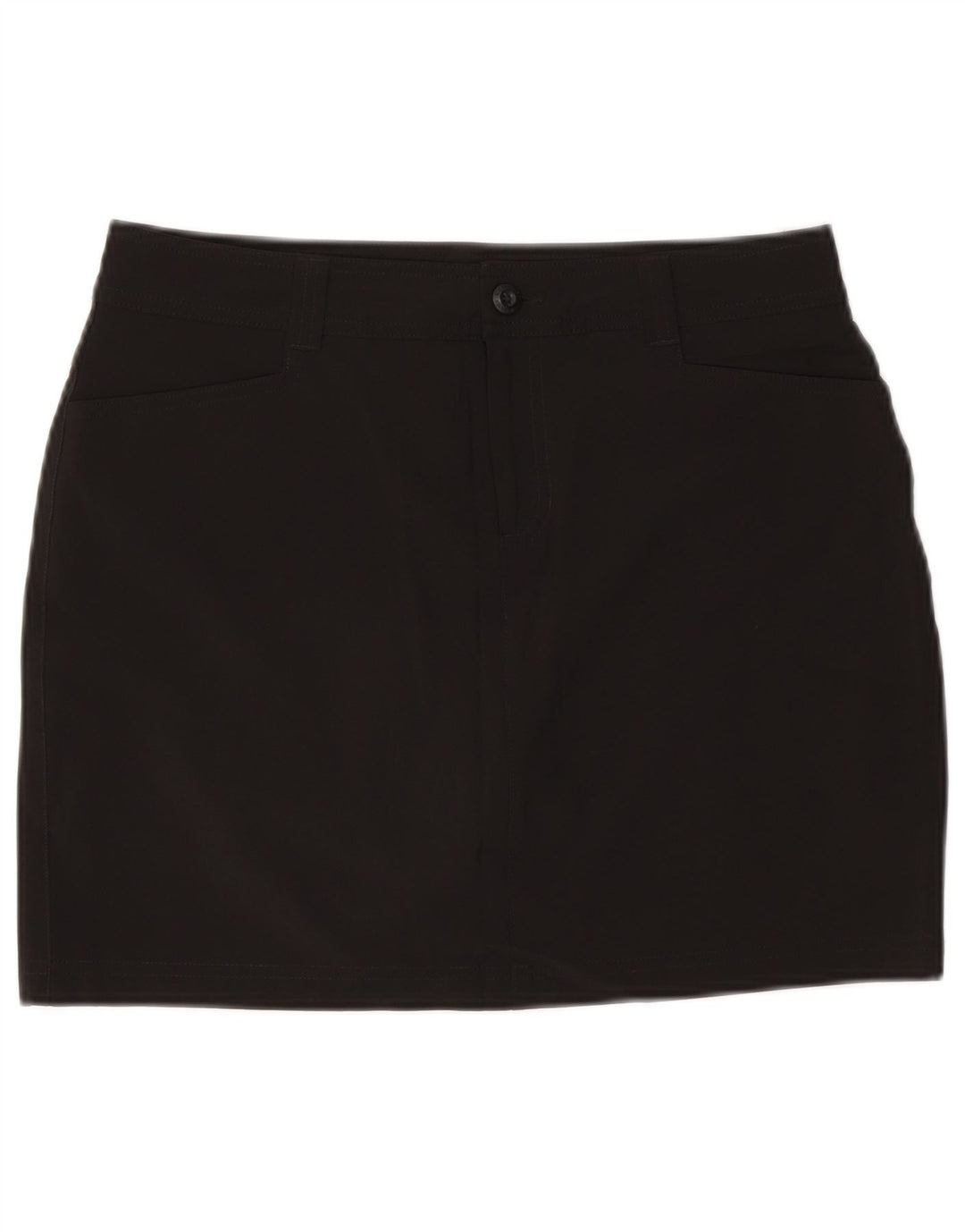 Minigonna da donna EDDIE BAUER US 8 media W30 poliestere nero