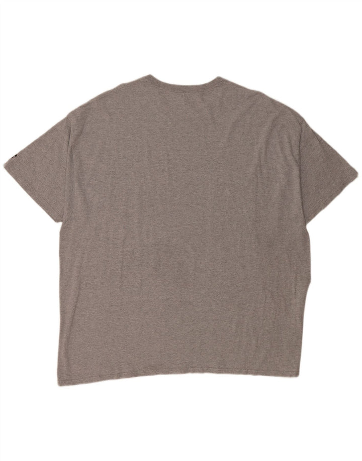 T-shirt grafica da uomo Baylor Bears Russell Athletic Top 3XL cotone grigio