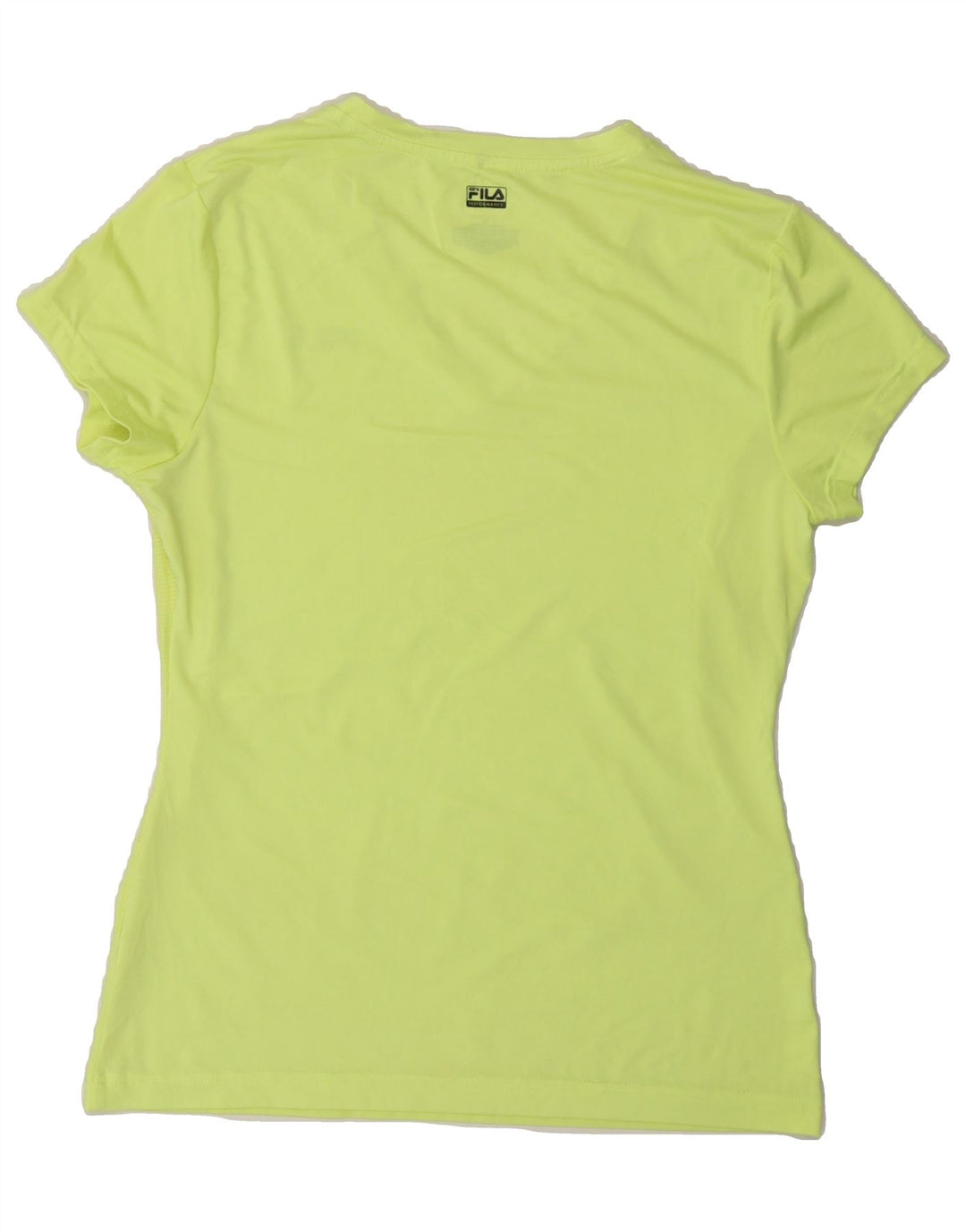 FILA Womens T-Shirt Top UK 12 Medium Green Polyester Vintage Fila and Second-Hand Fila from Messina Hembry 