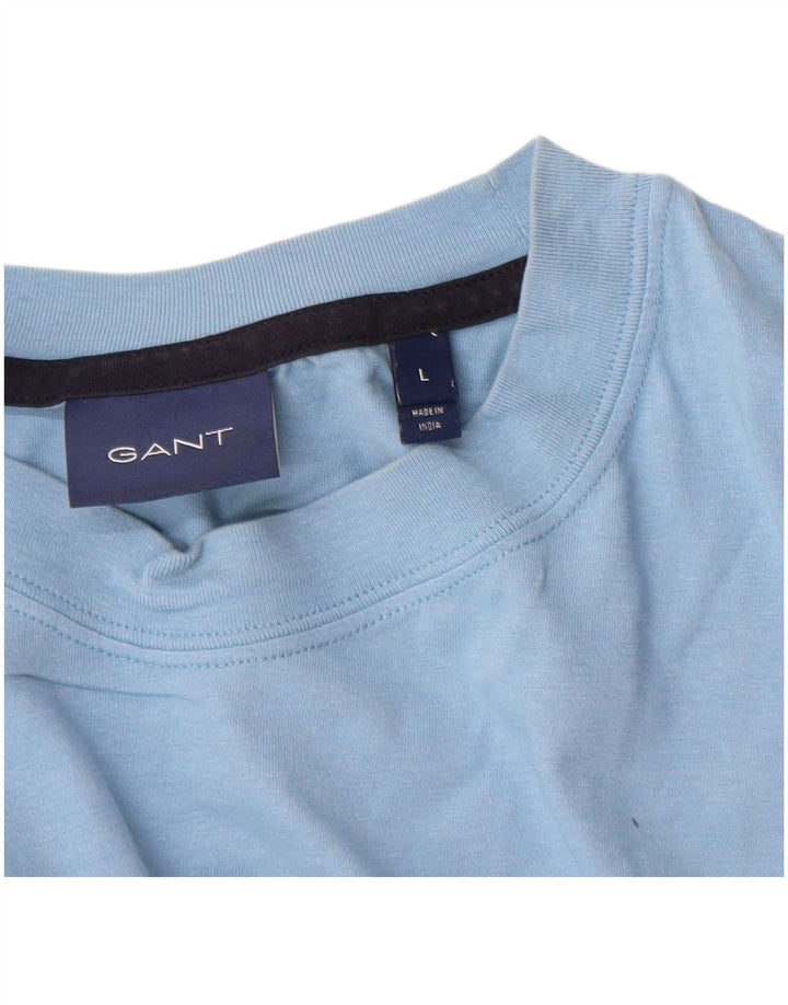Gant T-shirt grafica da uomo grande blu